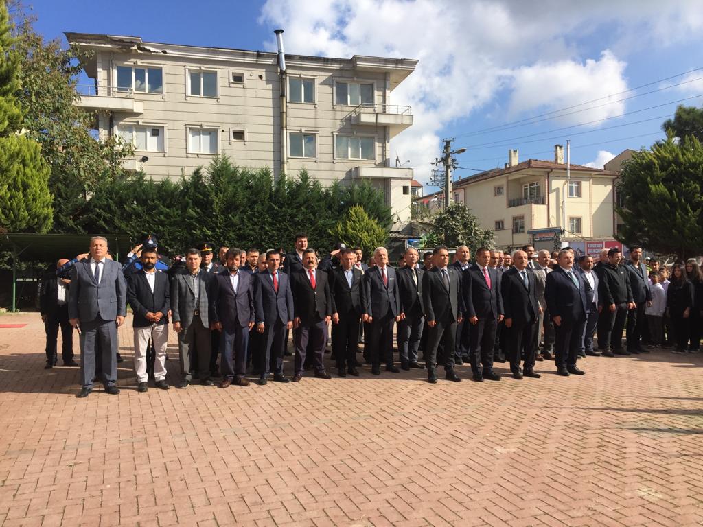 29 Ekim 2022 Cumhuriyet Bayramı çelenk sunumu