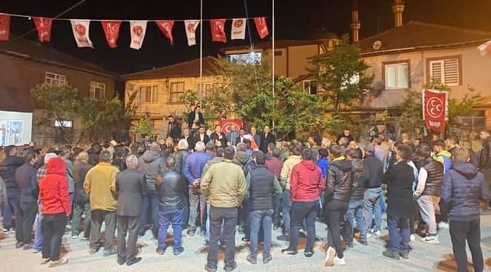 MHP Turnalı'da açık hava toplantısı yaptı