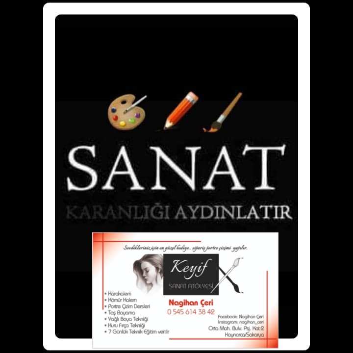 Karakalem resim dersleri başlıyor