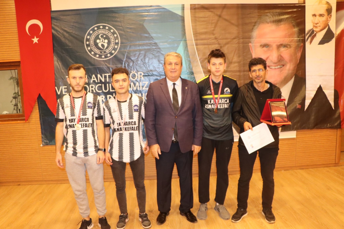 Başarılı amatör sporcularımız için ödül töreni düzenlendi