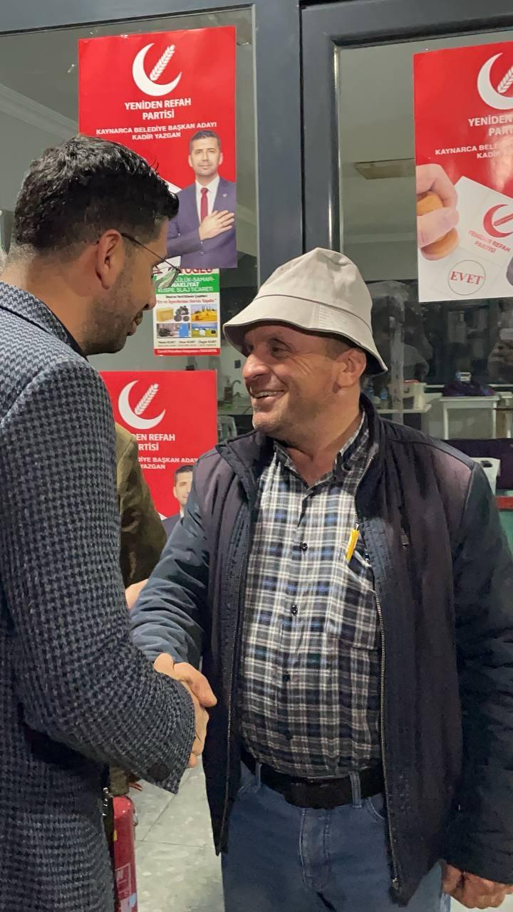 Kadir Yazgan, Turnalı ve İşaret mahalleri ziyareti