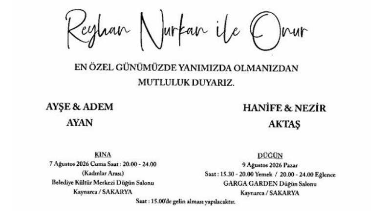 MHP Kaynarca İlçe Başkanı Onur Aktaş, Reyhan Nurkan Ayan ile Hayatını Birleştirdi