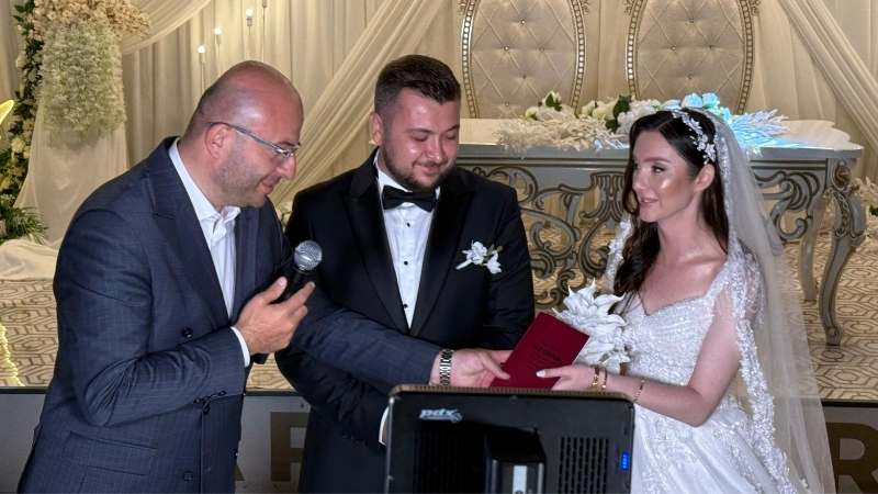 MHP Kaynarca İlçe Başkanı Onur Aktaş, Reyhan Nurkan Ayan ile Hayatını Birleştirdi