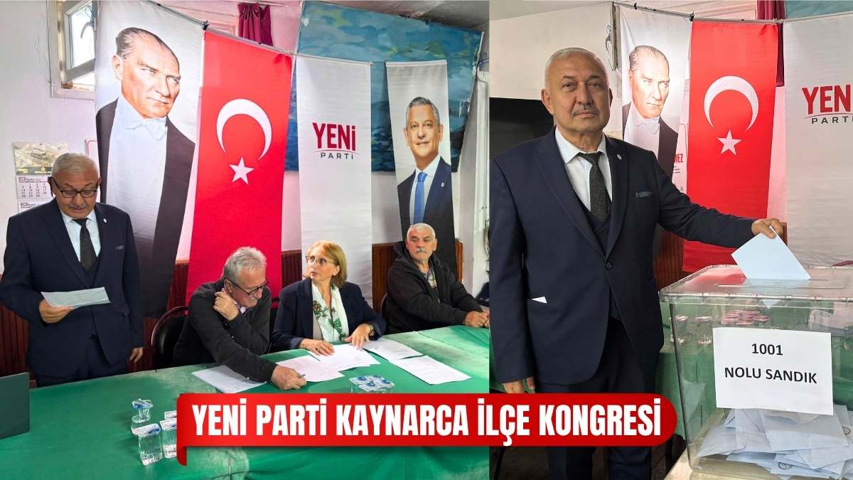 Yeni Parti Kaynarca ilçe Kongresi yapıldı