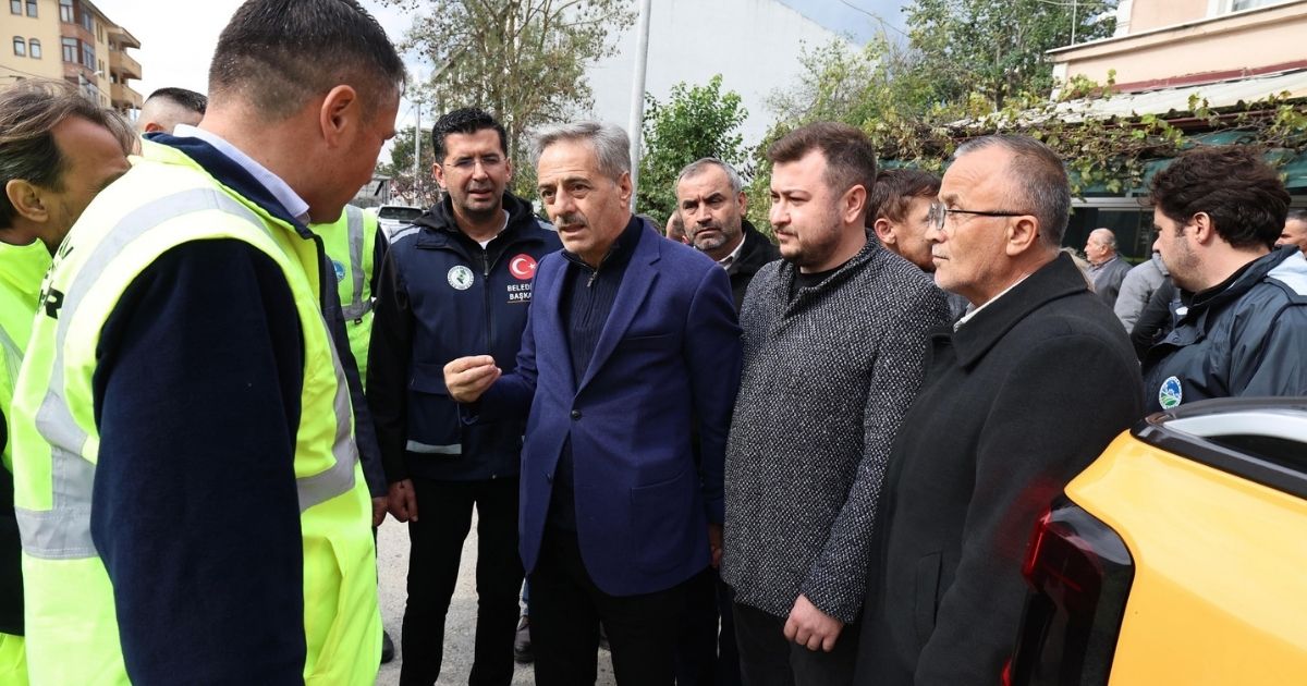 Yusuf Alemdar Kaynarca’da Selden Etkilenen Bölgeleri İnceledi