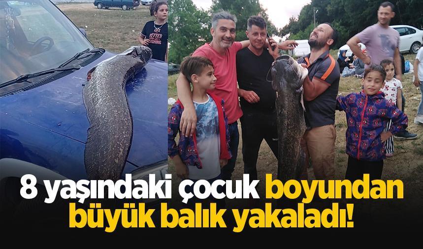 Reisler - Okçular Göleti'nde 20 kiloluk balık yakaladı
