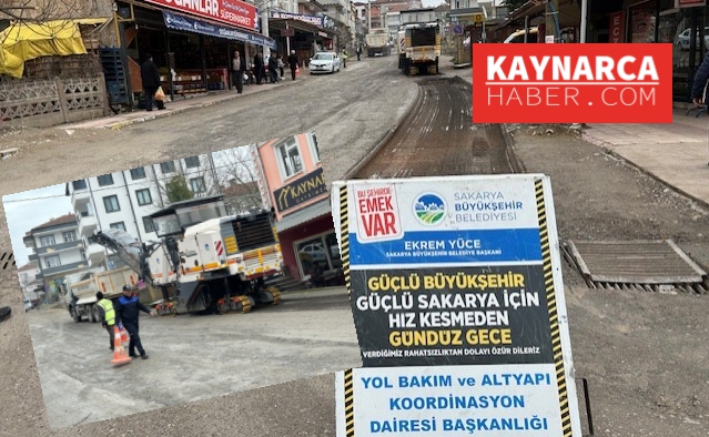 Şehit Gürkan Türk Caddesi’nde asfalt çalışması