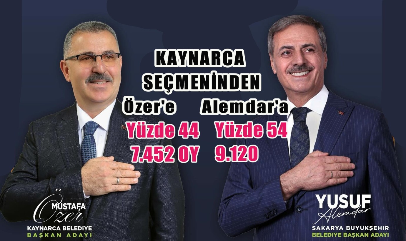 Kaynarca’da AK Parti Büyükşehir Belediye Başkanı Yusuf Alemdar’a rekor oy oranı
