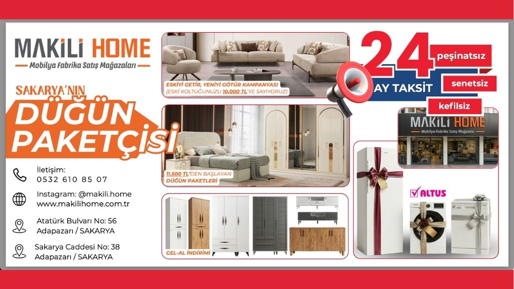 Makili Home’dan 2 Büyük Kampanya:Düğün Paketi Kampanyası ve Eski Koltuklarınızı Getir, Yeniyi Götür Fırsatı
