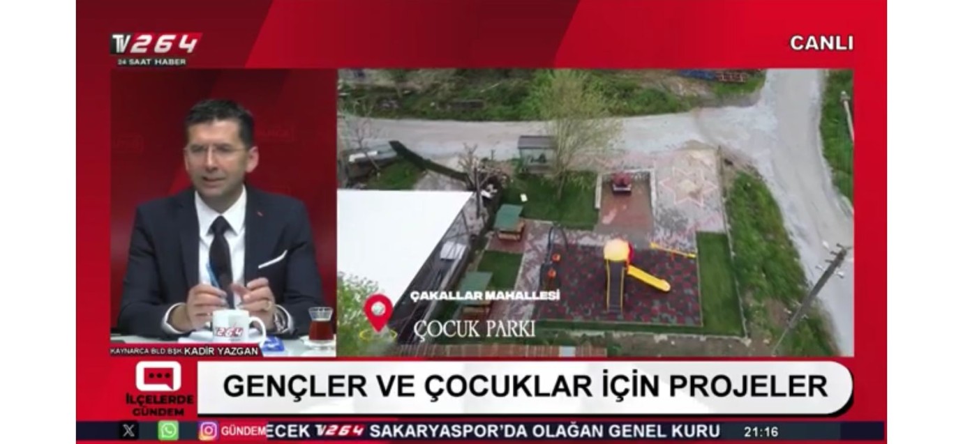 Başkan Kadir Yazgan TV 264 Ekranlarındaydı!