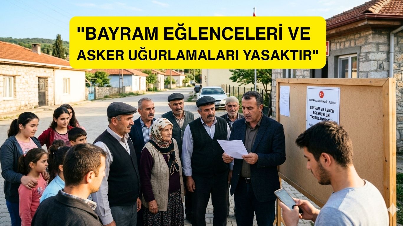 Komşuda Flaş Yasak! Kandıra’da Bayram Boyunca Köy Eğlencelerine Geçit Yok!