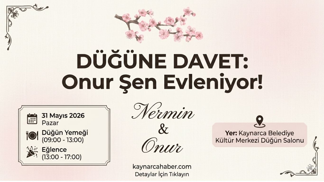 İlçemiz Esnaflarından Hayati Şen’in Oğlu Onur Evleniyor!
