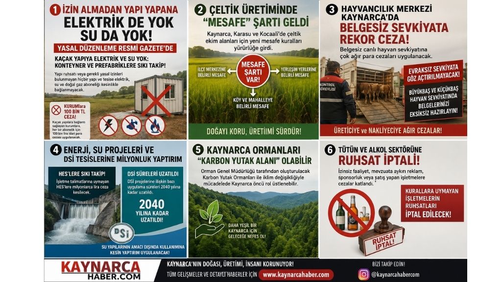 İzin Almadan Yapı Yapana Elektrik de Yok Su da Yok! Yasal düzenleme Resmi Gazetede yayımlandı