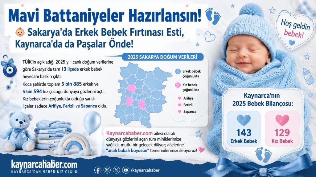 Sakarya'da Erkek Bebek Patlaması! Paşalar Sultanları Solladı: İşte Kaynarca’nın Rakamları
