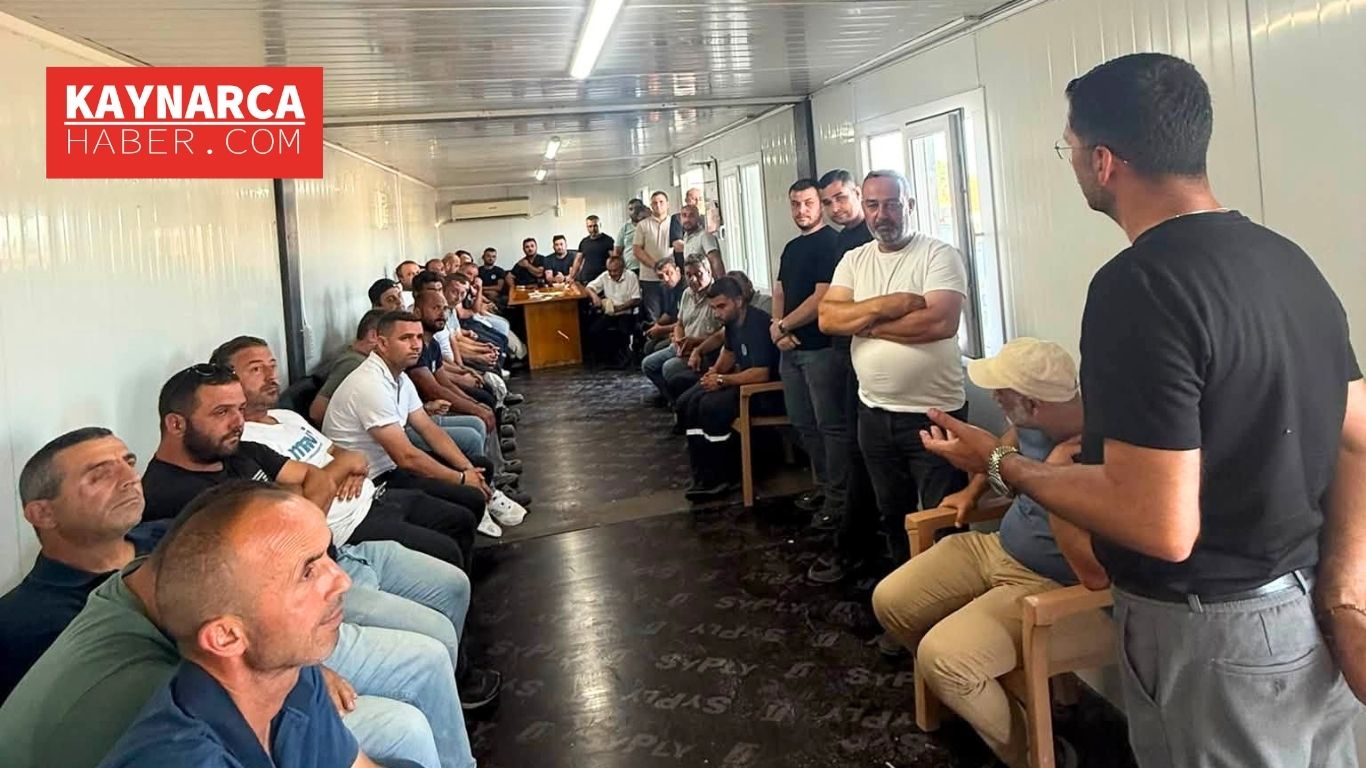 Kaynarca Belediyesi Yeni Garaj Alanı Hizmete Girdi: Personelle İlk Toplantı Yapıldı