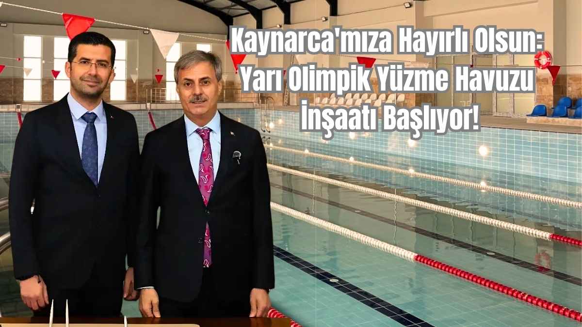 Kaynarca’ya Dev Yatırım! Yarı Olimpik Yüzme Havuzu İçin İlk Kazma Vuruluyor