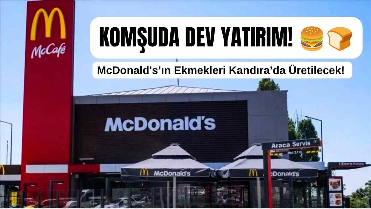 Komşuda Dev Yatırım: McDonald's’ın Ekmekleri Kandıra’da Üretilecek!