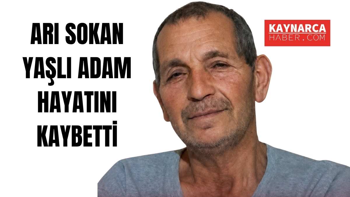 KAYNARCA’DA ACI OLAY: ARI SOKAN YAŞLI ADAM HAYATINI KAYBETTTİ