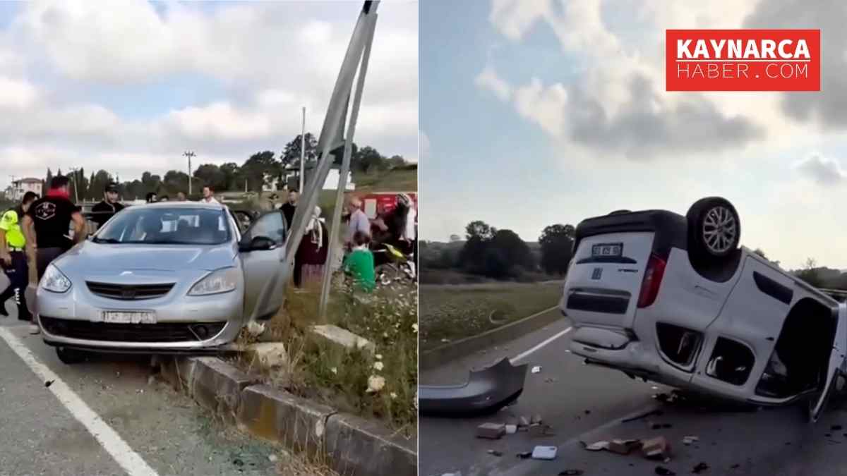 Karasu-Kaynarca Yolunda Korkutan Kaza: 1'i Ağır 2 Yaralı! - Video Haber