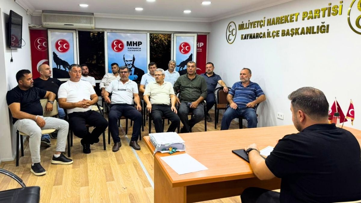 MHP KAYNARCA İLÇE TEŞKİLATI MECLİS GÜNDEMİ İÇİN TOPLANDI-ELİZAN KAFE'Yİ ZİYARET ETTİ