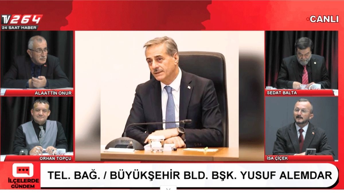 Başkan Alemdar canlı yayında sağanak yağışın bilançosunu açıkladı