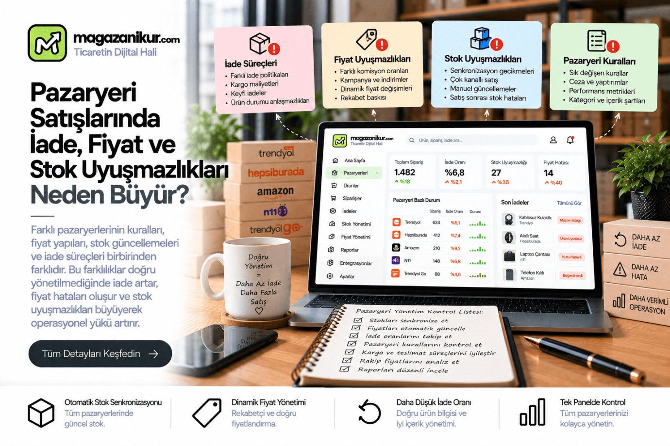 Pazaryeri Satışlarında İade, Fiyat ve Stok Uyuşmazlıkları Neden Büyür?