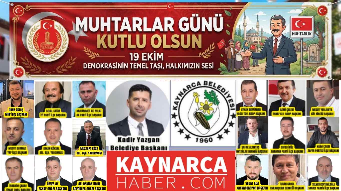 19 Ekim Muhtarlar Günü Kutlu Olsun