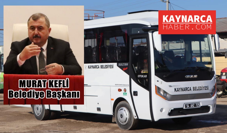 Kaynarca Belediyesi sosyal hizmetlerde kullanılmak üzere otobüs satın aldı