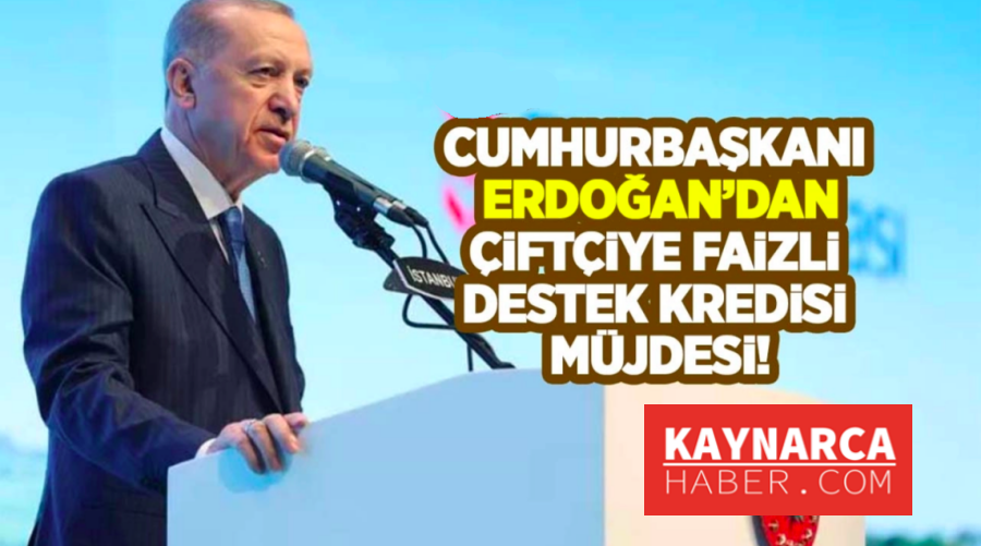 Cumhurbaşkanı Erdoğan'dan yeni müjde: 