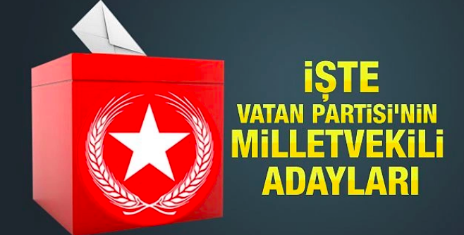 Vatan Partisinin Sakarya'da milletvekili adayları belli oldu