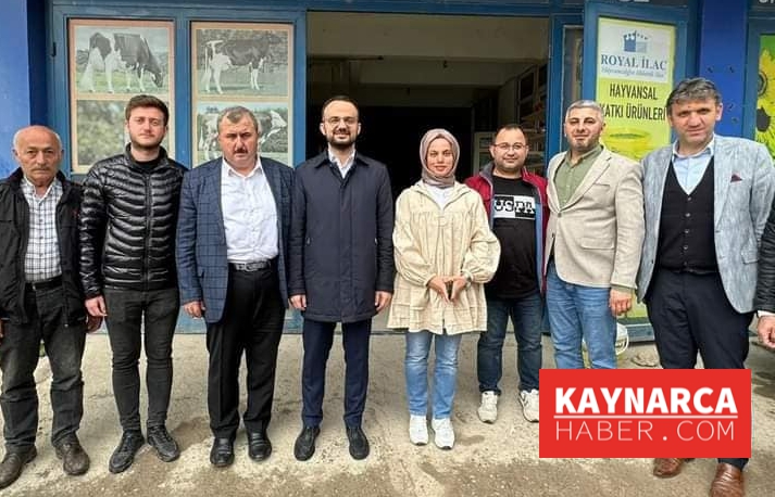 AK Parti milletvekili adayı Dizer Kaynarca’yı ziyaret etti 