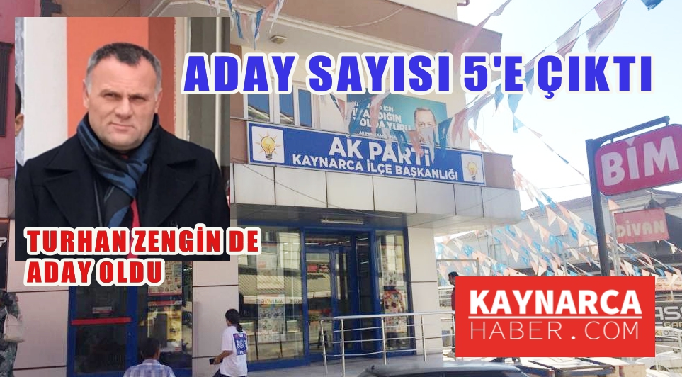 AK Parti Kaynarca İlçe Başkanlığı için 5 aday yarışacak
