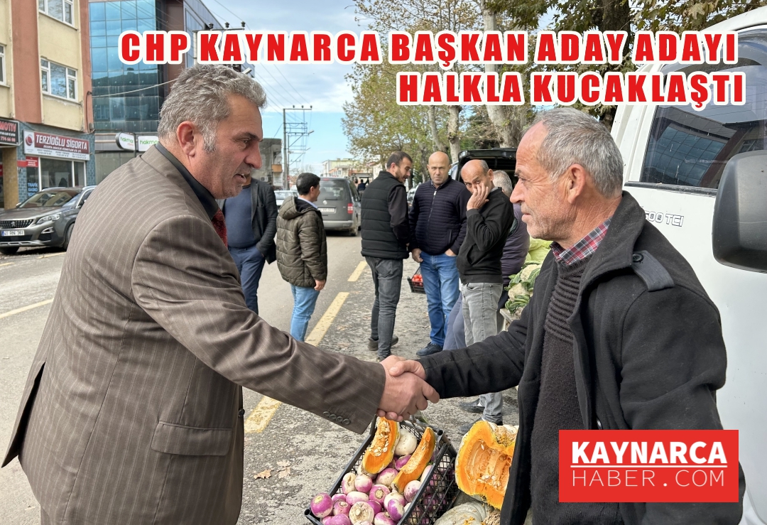 CHP Kaynarca Belediye Başkan Adayı Adayı Hüseyin Akgün sahaya indi
