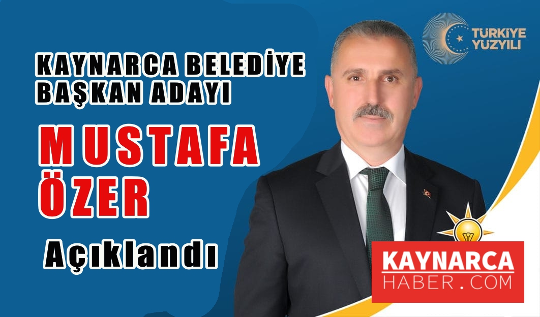 AK Parti Kaynarca Belediye Başkan Adayı Mustafa Özer oldu