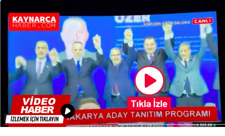 AK Parti Adayı Mustafa Özer aday tanıtım toplantısında böyle tanıtıldı