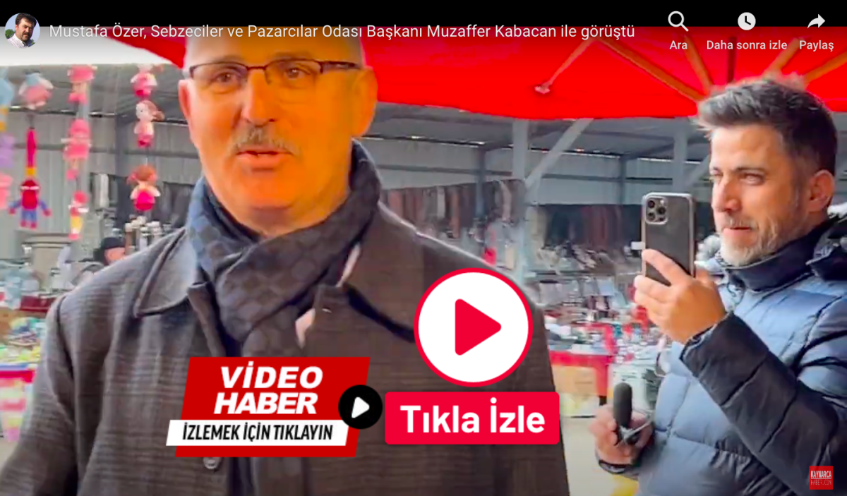 Mustafa Özer, Sebzeciler ve Pazarcılar Odası Başkanı Muzaffer Kabacan ile görüştü