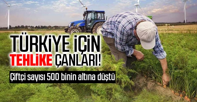 Çiftçi sayısı her geçen gün düşüyor