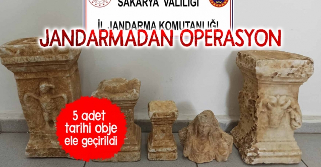 Jandarmadan tarihi eser operasyonu