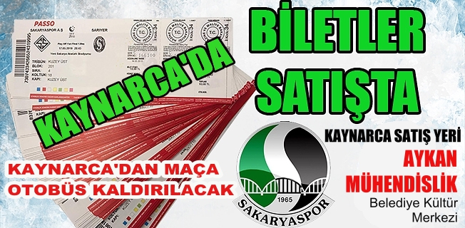 Sakaryaspor Turgutluspor maçı biletleri Kaynarca’da satışa sunuldu 