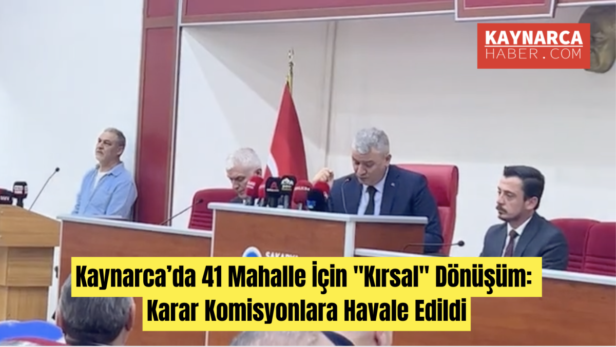 Kaynarca’da 41 Mahalle İçin 